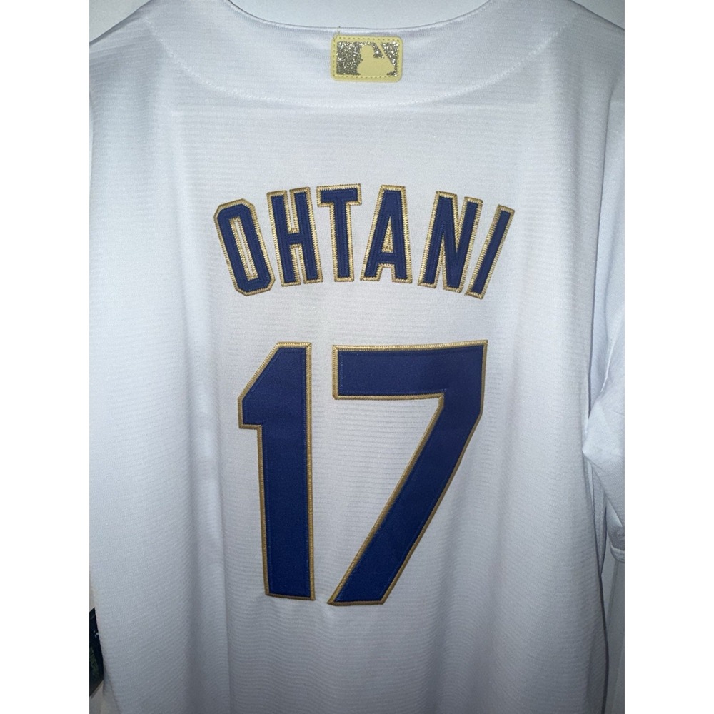 Shohei Ohtani #17 Dodgers Nike 2025 Gold Collection Limited Jersey XL NWT
